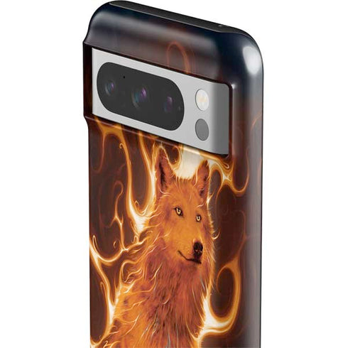 Phoenix Wolf by Vincent Hie Google Pixel 8 Pro Impact Case